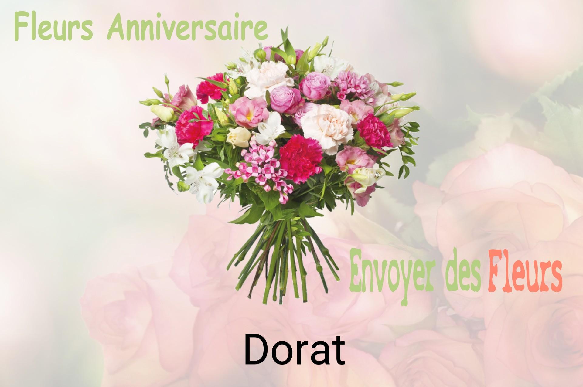 Bouquet de fleurs d’anniversaire livré à Dorat