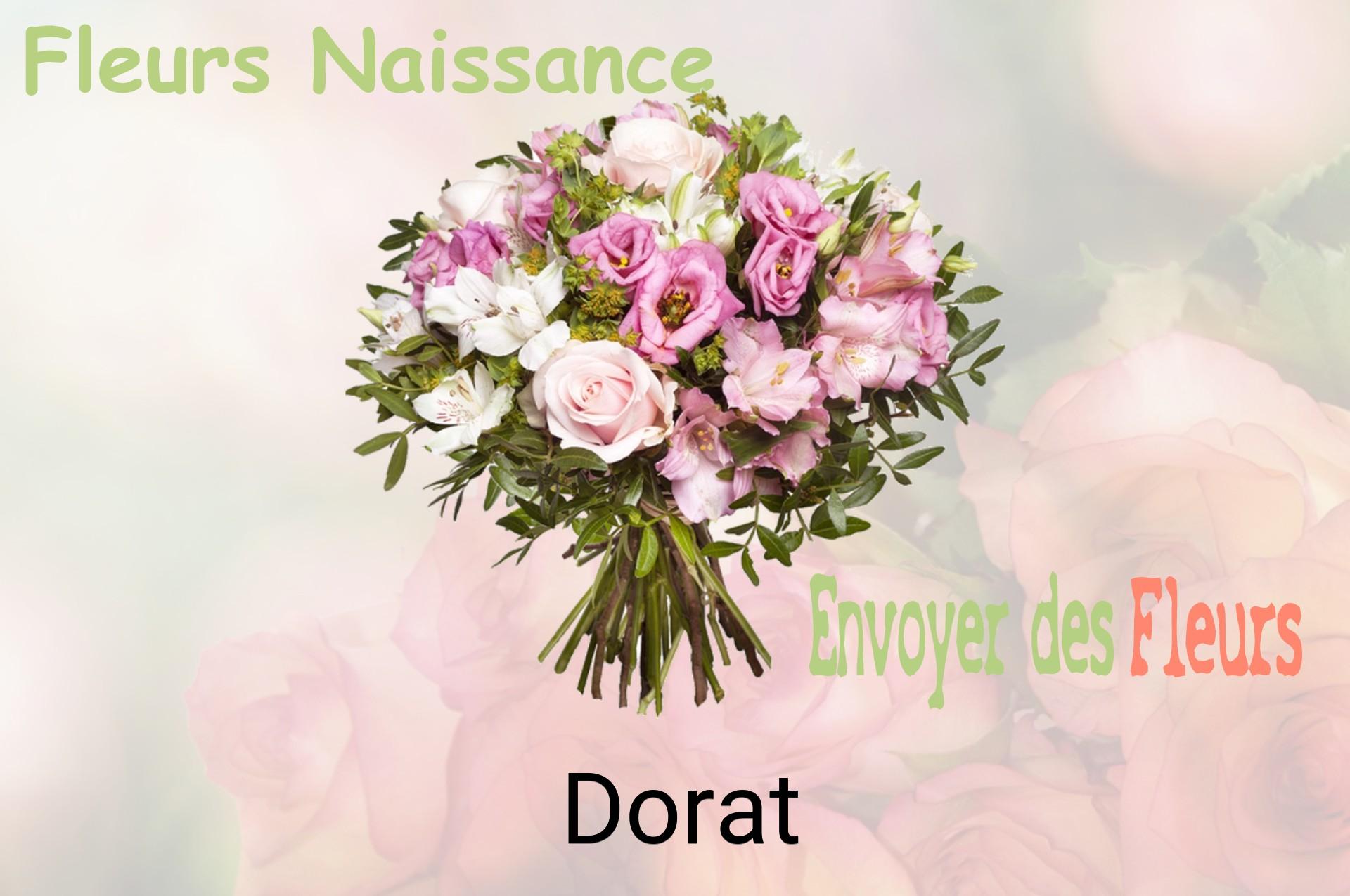 Bouquet de fleurs de naissance livré à Dorat